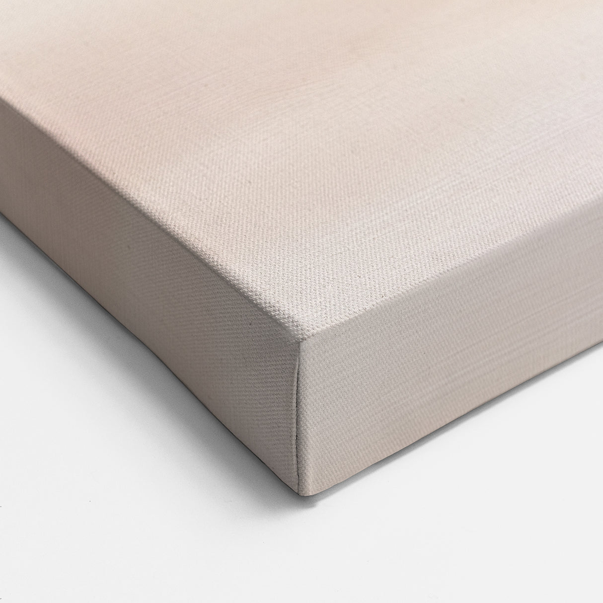 Large Abstract Wall Art – Soft Pink, White & Blue Minimalist Canvas