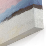 Abstract Art Prints – Soft Modern Pastel Pink and Blue Canvas Decor