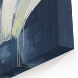 Geometric Abstract Wall Decor – Navy Minimalist Modern Canvas Art