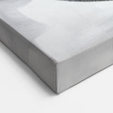 Colorful Abstract Wall Art – Bold Black and White Motion Canvas Print