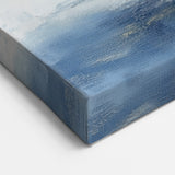 Modern Abstract Wall Art – Contemporary Navy & Gold Canvas Decor