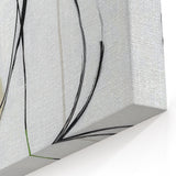 Abstract Art Prints – Modern Green, Black & Brown Minimalist Canvas