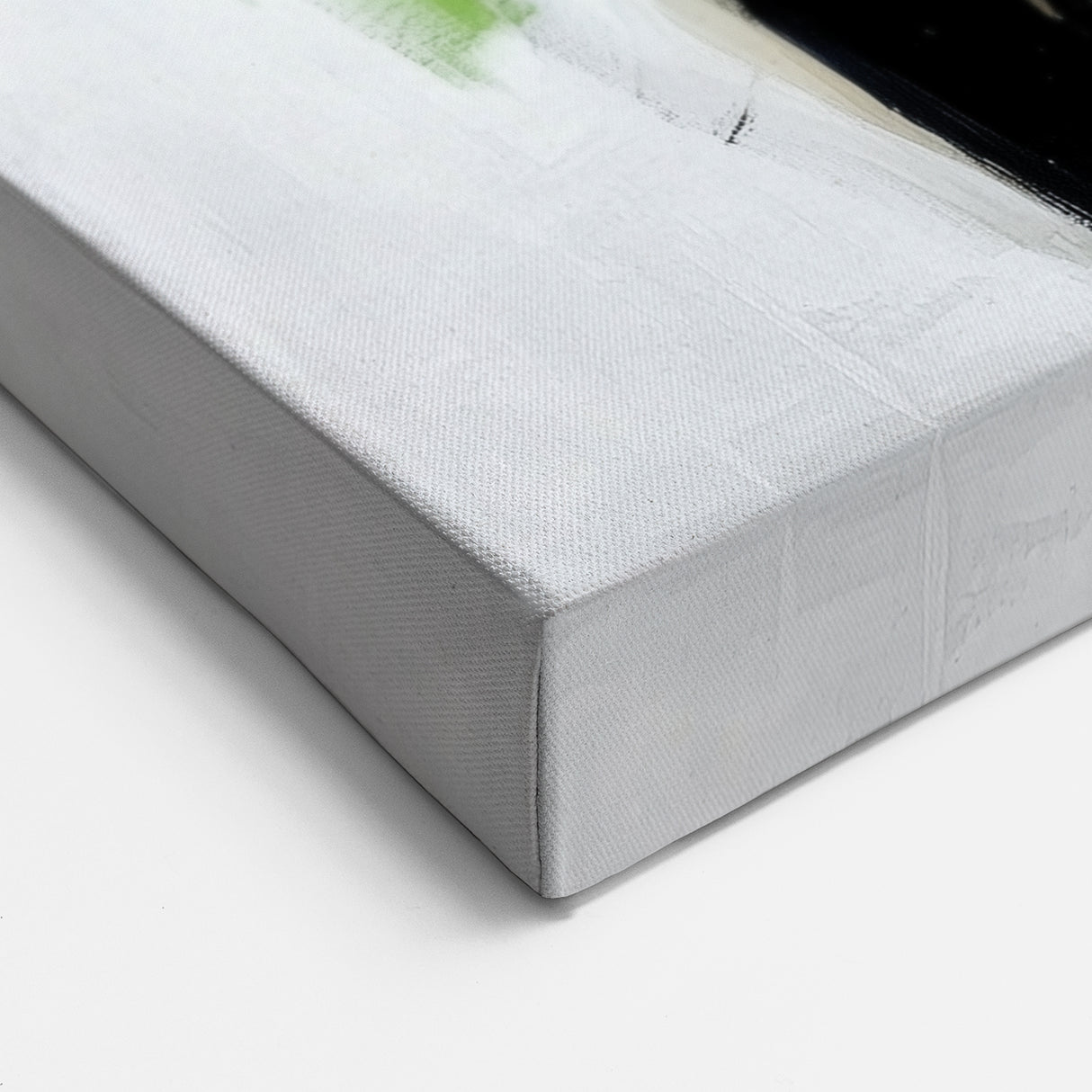 Abstract Art Prints – Modern Green, Black & Brown Minimalist Canvas