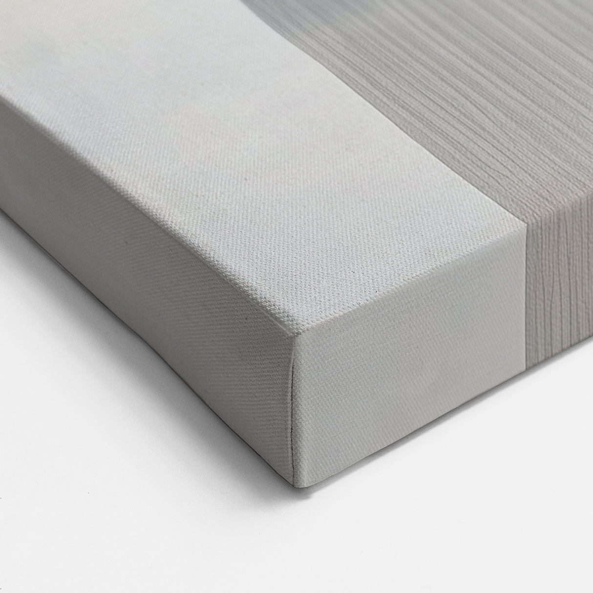 Contemporary Abstract Canvas – Black & White Zen-Inspired Wall Art