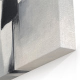 Geometric Abstract Wall Decor – Modern Black & White Canvas Design