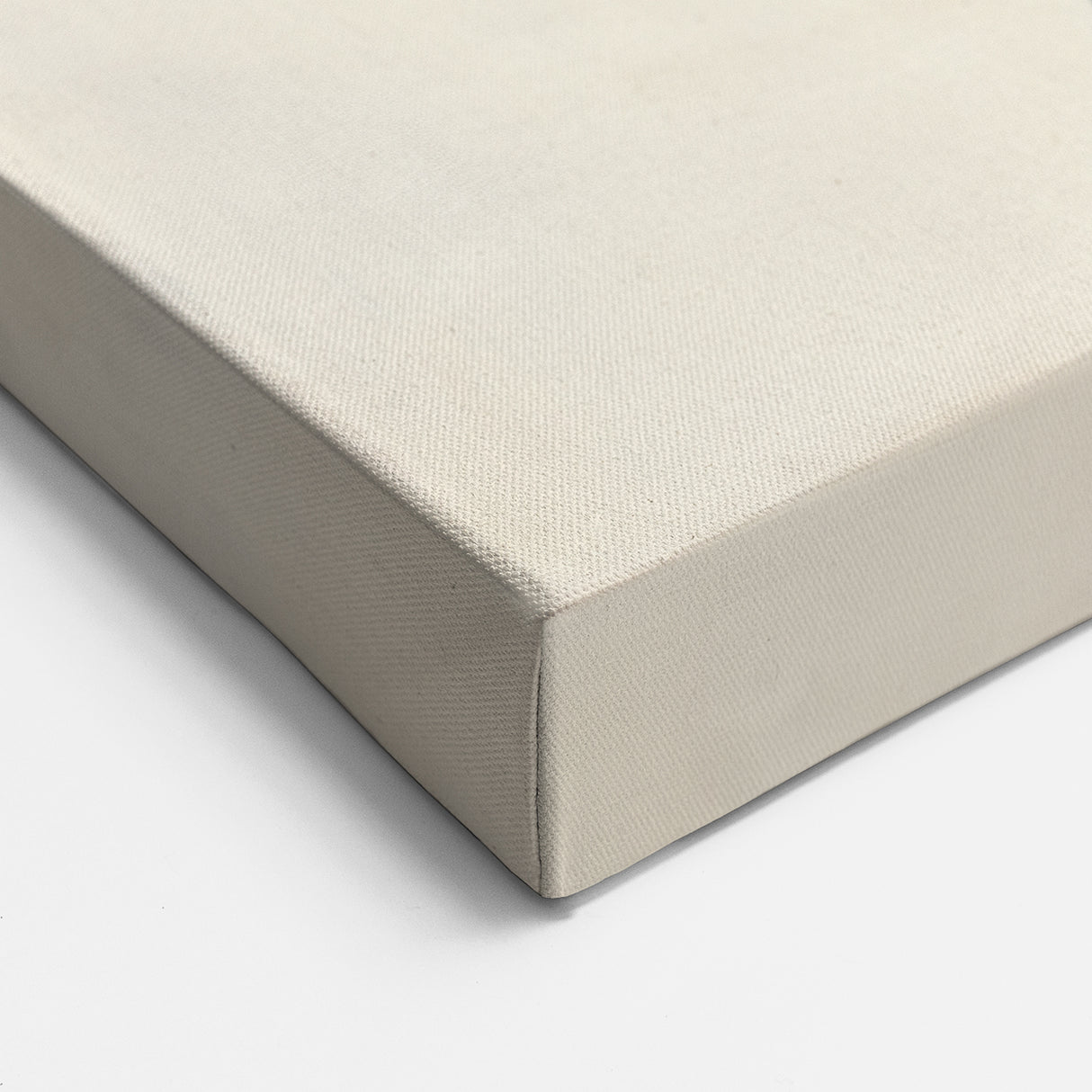 Geometric Abstract Wall Decor – Navy & Beige Angular Brush Canvas