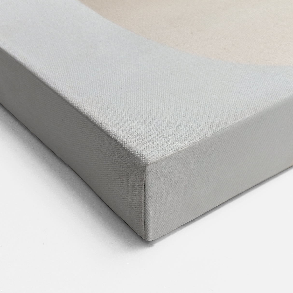 Abstract Art Prints – Beige & Gray Organic Shape Modern Wall Canvas