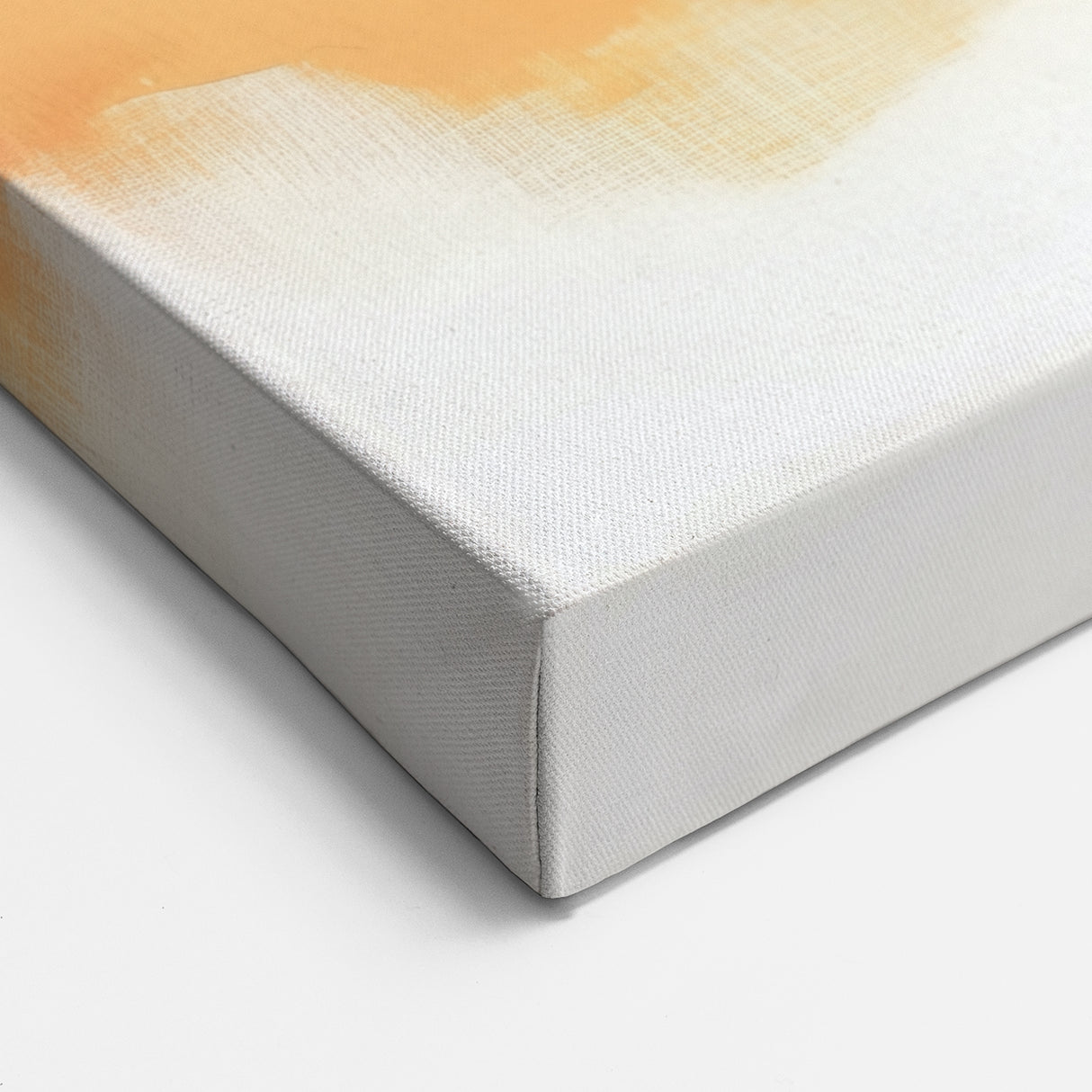 Large Abstract Wall Art – Fiery Orange & Green Contemporary Motion