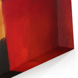 Colorful Abstract Wall Art – Red, Gold & Black Modern Expression