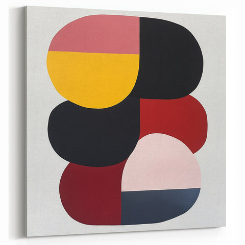 Minimalist Abstract Wall Art – Modern Bold Color Block Composition