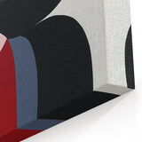 Large Abstract Wall Art – Bold Modern Composition in Rich Colors