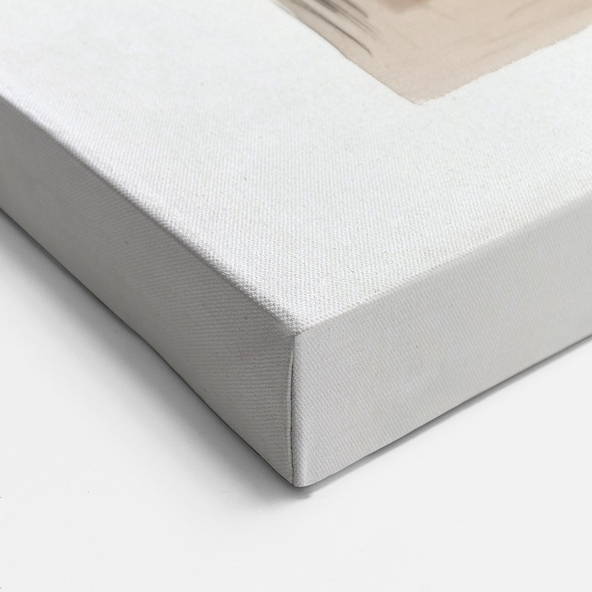 Contemporary Abstract Canvas – Earthy Beige, Brown & Black Tones