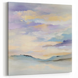 Minimalist Abstract Wall Art – Pastel Modern Landscape Canvas