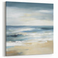 Coastal Modern Abstract Wall Art – Minimalist Ocean Canvas