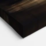 Modern Abstract Wall Art – Contemporary Brown & Black Landscape