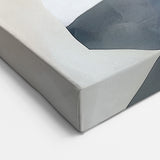 Minimalist Abstract Wall Art – Stone-Inspired Brown & Gray Canvas