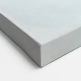 Colorful Abstract Wall Art – Swirling Peach, Aqua & Beige Canvas