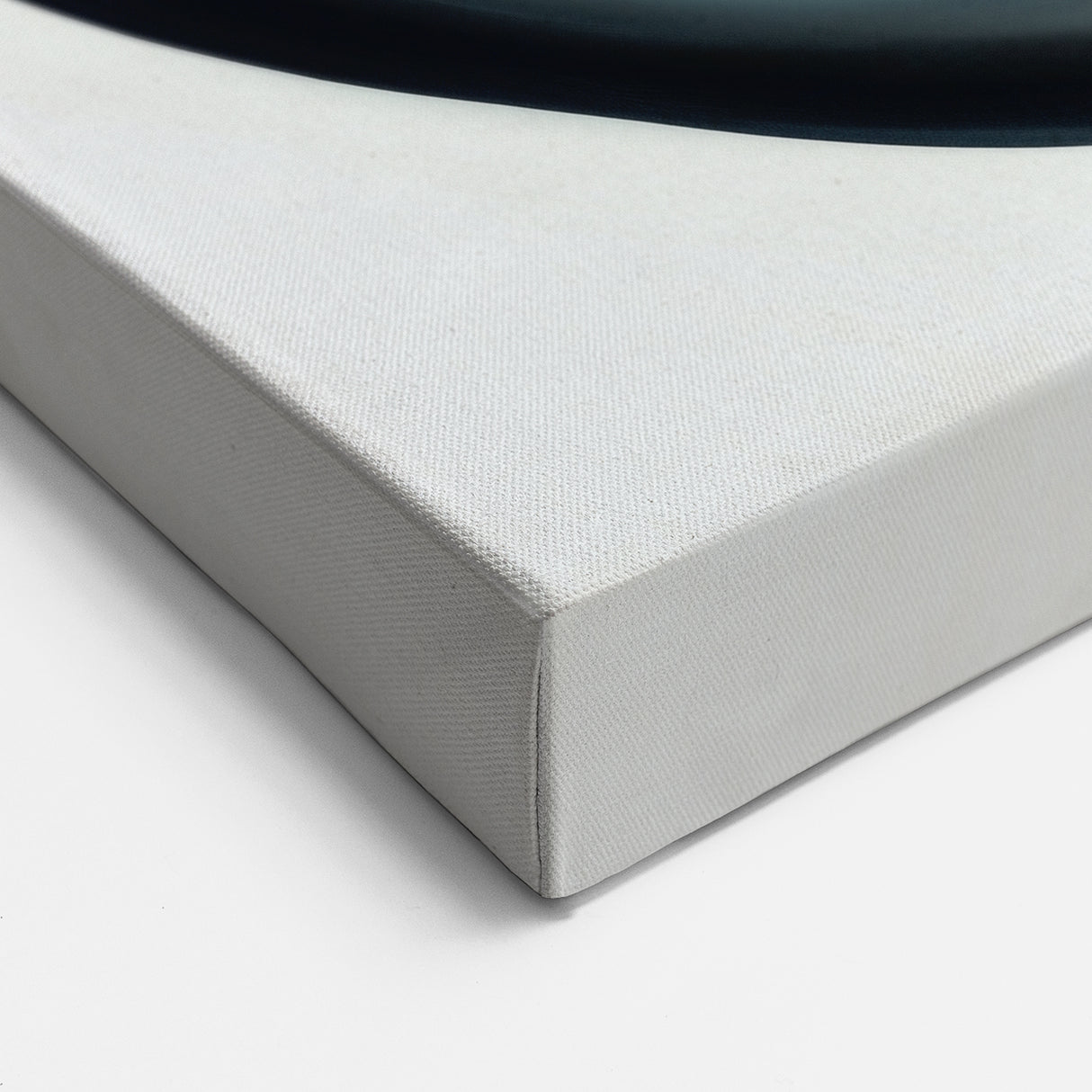 Minimalist Abstract Wall Art – Beige, Gray & Black Spiral Canvas