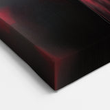 Large Modern Abstract Wall Art – Bold Red & Black Canvas Print