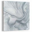 Modern Abstract Wall Art – Light Gray & White Minimalist Canvas