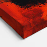 Colorful Abstract Wall Art – Red, Blue & Black Modern Canvas Print