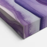 Colorful Abstract Wall Art – Teal & Violet Modern Canvas Design