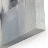 Minimalist Abstract Wall Art – Black, White & Gray Canvas Print