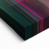 Modern Abstract Canvas Prints – Color Grid Linework Composition