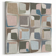 Retro Harmony – Minimalist Abstract Wall Art in Soft Earthy Tones