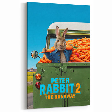 Peter Rabbit 2 Vintage Movie Poster – 2020s Retro Collectible Art