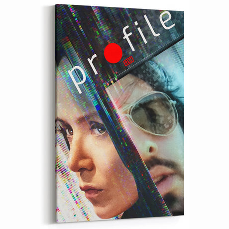 Profile 2020s Vintage Movie Poster – Retro Cyber-Thriller Wall Art