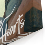 Purple Hearts 2020s Vintage Movie Poster – Romantic Wall Art Print