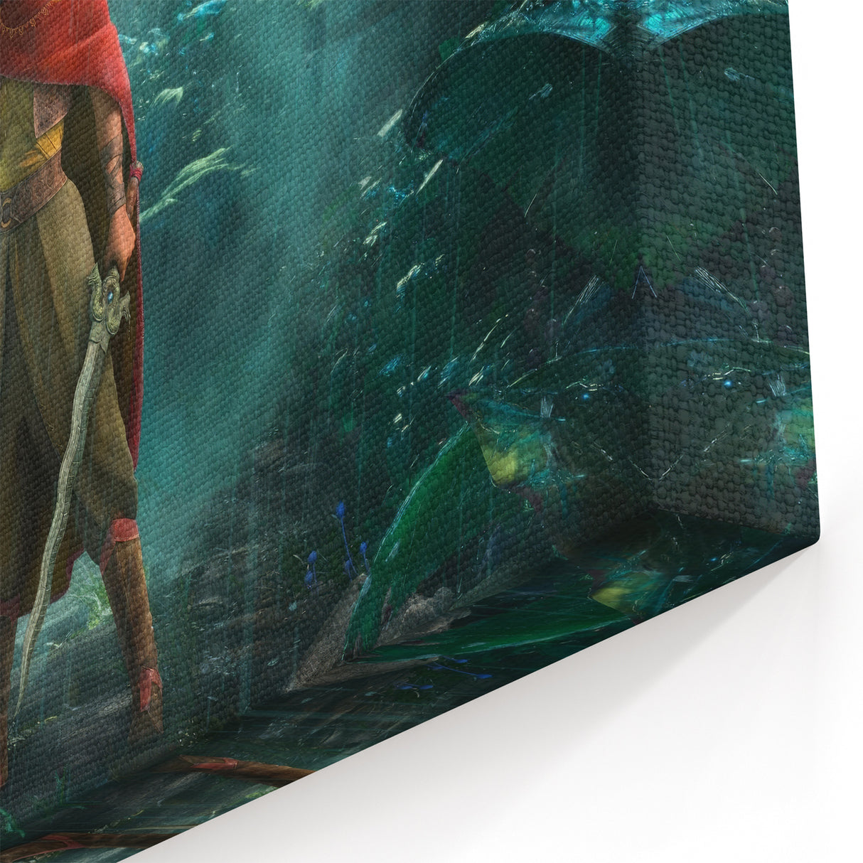 Raya and the Last Dragon Poster – 2020s Vintage Fantasy Wall Art