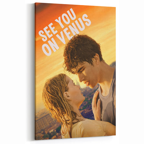 2020s Vintage Movie Poster - See You on Venus Romantic Film Art