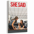 2020s Vintage Movie Poster - She Said Investigative Film Art