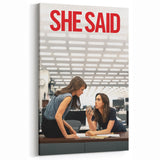 2020s Vintage Movie Poster - She Said Investigative Film Art