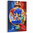 2020s Vintage Movie Poster – Sonic the Hedgehog 2 Retro Film Art