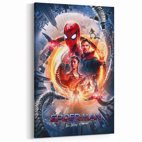 Spider-Man No Way Home Poster – 2020s Vintage Movie Print