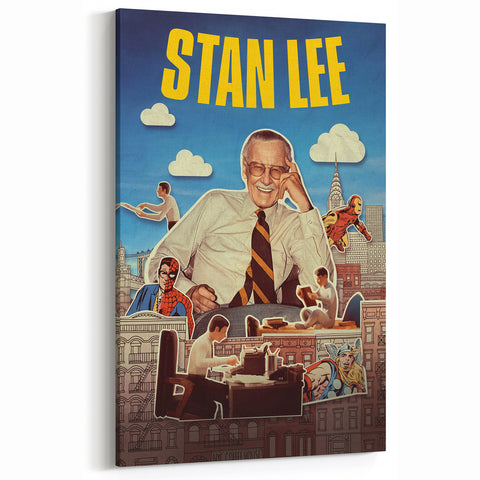 Stan Lee 2020s Vintage Movie Poster – Retro Comic Book Art Print