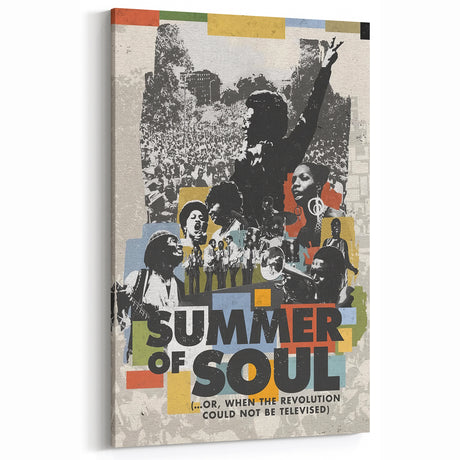Summer of Soul 2020s Vintage Movie Poster – Retro Music Art Print