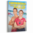 Swimming for Gold Poster – 2020s Vintage Movie Wall Art Print