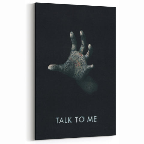 Talk to Me Poster – 2020s Vintage Horror Movie Art Print