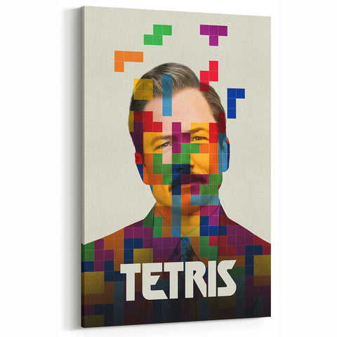 Tetris Movie Poster – 2020s Vintage Retro Gaming Art Print