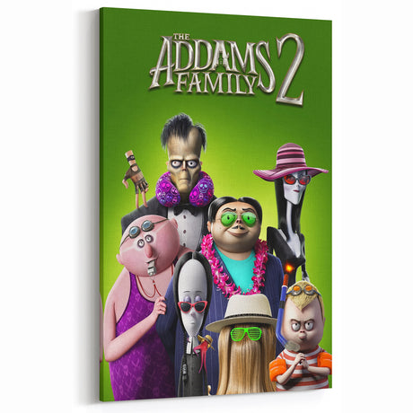 Addams Family 2 Poster – 2020s Vintage Animated Movie Wall Art
