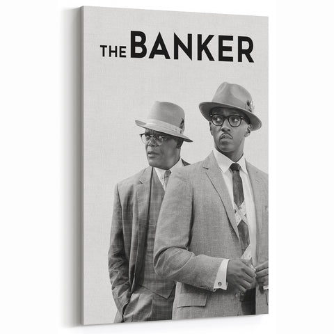 The Banker Poster – 2020s Vintage Drama Movie Wall Art Print
