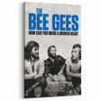 The Bee Gees Vintage 2020s Poster – Retro Music Film Wall Art Print