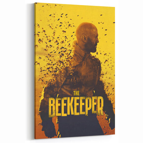 The Beekeeper Vintage 2020s Movie Poster – Bold Action Wall Art Print