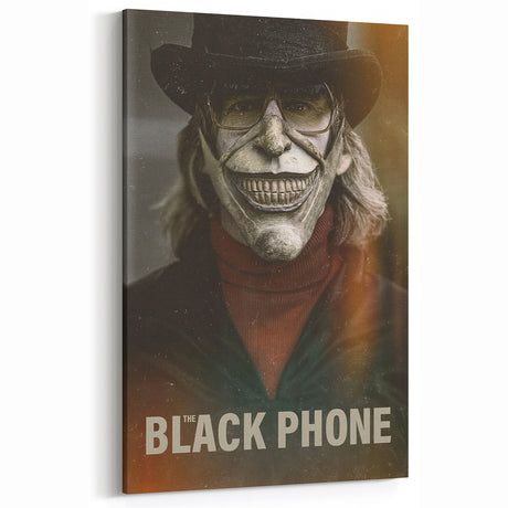 The Black Phone Vintage Horror Movie Poster – Retro Scary Wall Art Print
