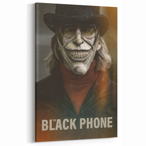 The Black Phone Vintage Horror Movie Poster – Retro Scary Wall Art Print
