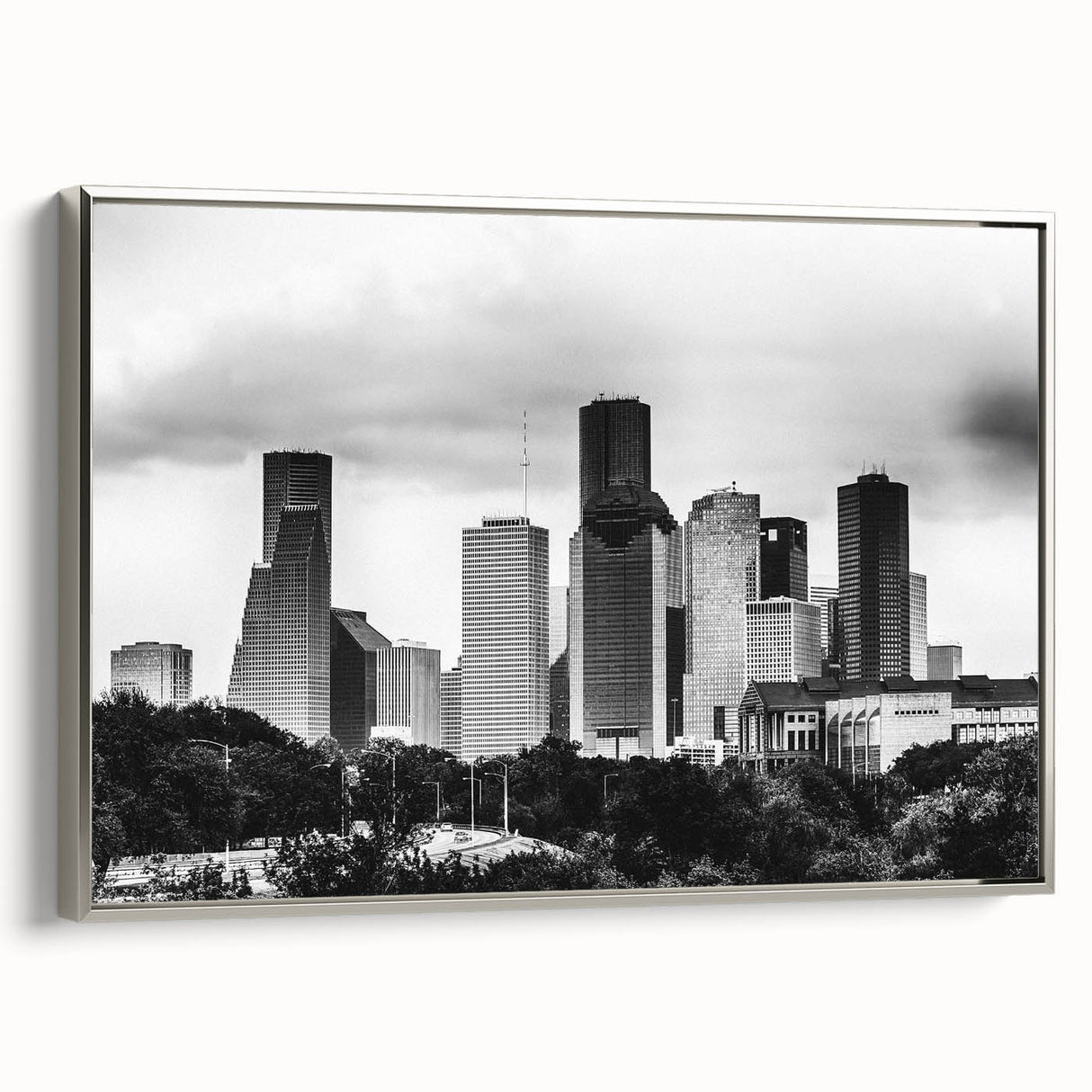 Landscape art painting featuring a vintage poster of a colorful rural scene on black canvas, ideal for living room decor.